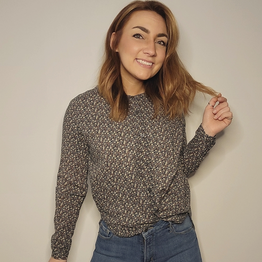 Floral Print Button Up